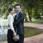 Hochzeitspaar in Pankow beim Brautpaarshooting Fotografin Malag
