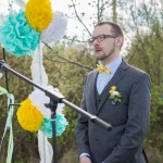 Bräutigam bei der freien Trauung in Templin in Brandenburg Fotograf Malag