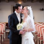 Standesamtliche Trauung in Schöneiche Hochzeitskuss Fotografin Malag