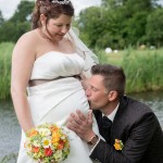 Brautpaarshooting im Spreewald beim Weidendom Hochzeitsfotografin Malag