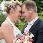 Brautpaar beim Shooting in Falkensee nach Standesamt Fotograf Malag