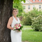 Braut beim Brautpaarshooting in Falkensee Hochzeitsfotograf Malag