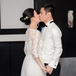 Hochzeitstanz des Brautpaar mit Hochzeitskuss Fotografin Malag
